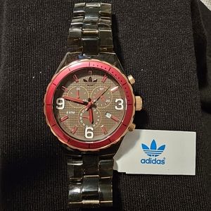 Adidas Gray/Pink Watch